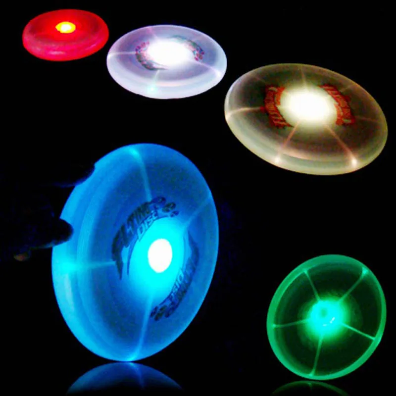 

Dog Training jumper Fantastic tooth Pet Dog LED Flying Disc Saucer UFO 20CM Tooth Resistant Training Toy Play chew toy game