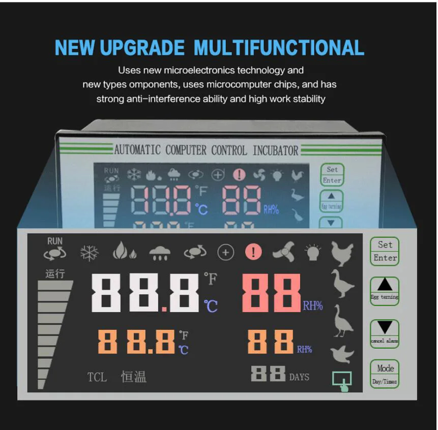 Xm-18k-2 Egg Incubator Controller Microcomputer Full-automatic Hatcher