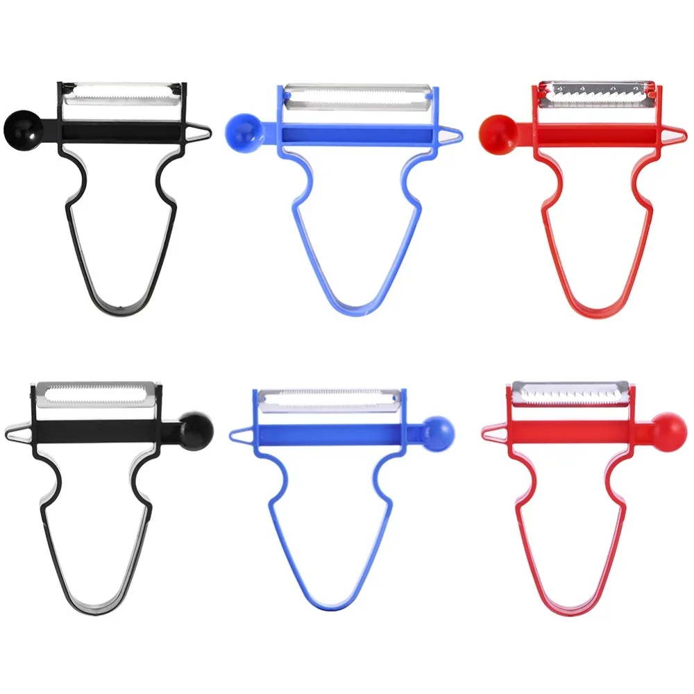 

3PCS Magic Kitchen Peeler Three-piece Set Peeler Shaver Filer Pattern Slicer