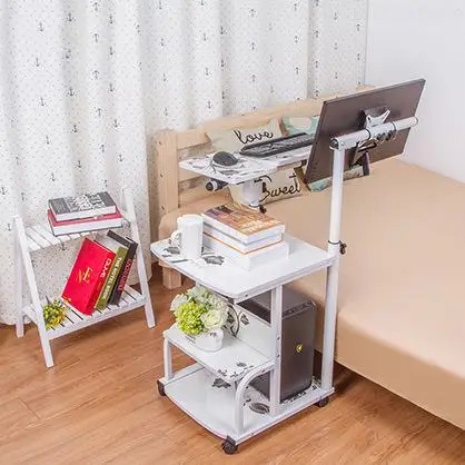 Многофункциональный стол для ноутбука для кровати 360 Вращающийся компьютерный стол качественный регулируемый по высоте стол для ноутбука можно повесить стол для ПК