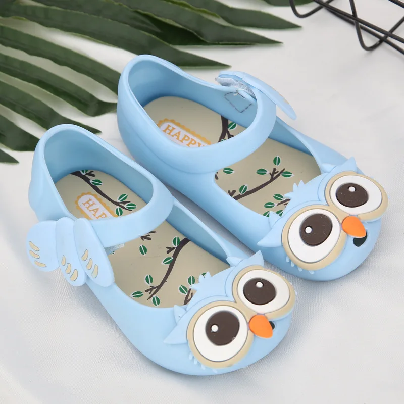 Новые брендовые летние сандалии с рисунком Совы обувь единорогом Melissa Новая
