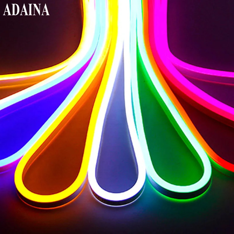8 Model RGB Sealed Waterproof Neon Led Strip Light AC220V Diode Tape