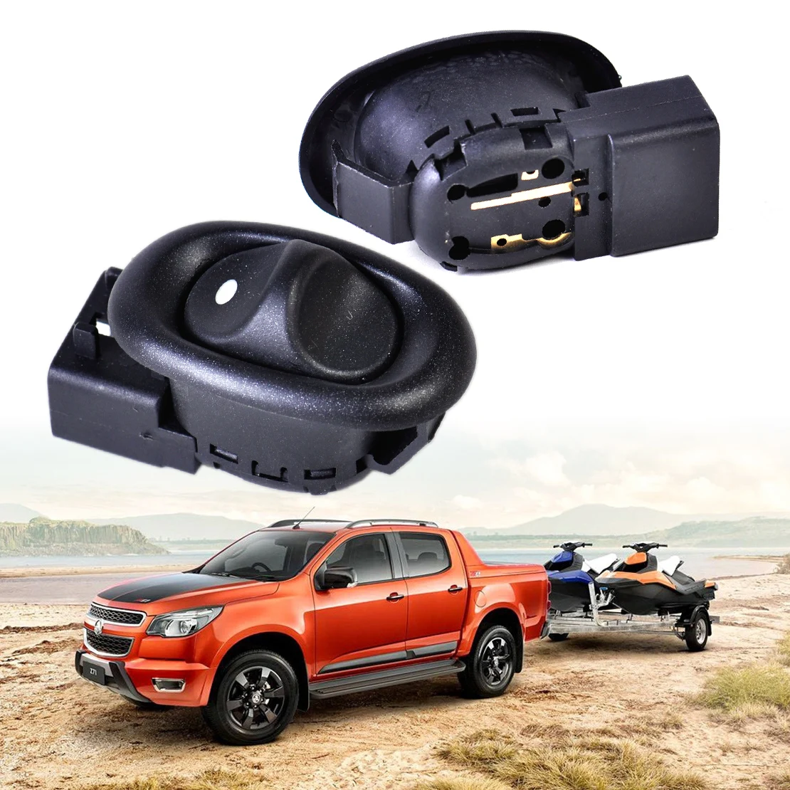 beler Black 5 pin 2Pcs Rear Electric Power Window Switch for Holden Commodore VT VY VZ VX