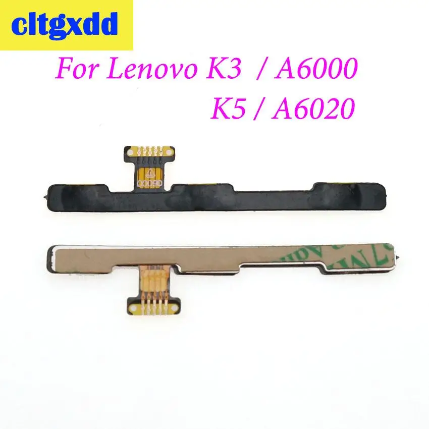 cltgxdd Power on off Volume up down Switch Key Button flex cable For Lenovo Vibe A6000 K3 Note A7000 K4 Note A7010 K5 A6020 - Цвет: For K3 A6000