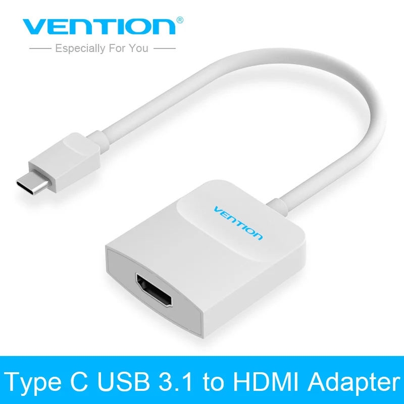 

Vention USB 3.1 Type C Male to HDMI Female Adapter converter Cable Support 4K*2K for Apple MacBook Google Chromebook Pixel