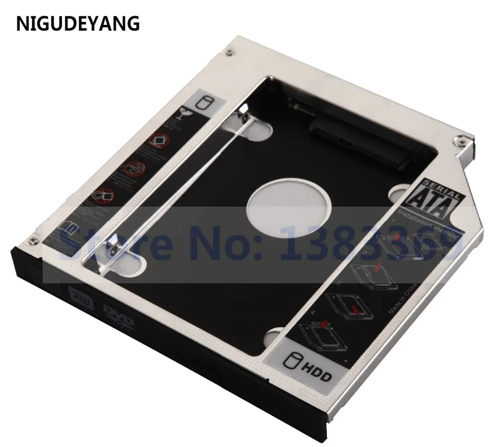 

NIGUDEYANG 2nd Hard Drive SSD HDD SATA Caddy for ASUS G 55 VW Swap UJ-160 UJ160 DVD