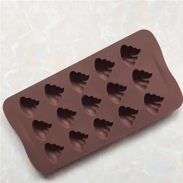 Силиконовая форма для торта для 15 новых роз проданная форма для шоколада или кубиков льда цвет случайный