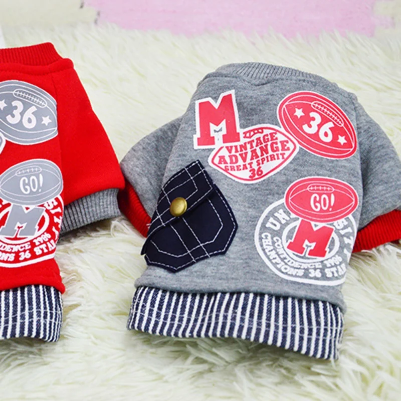 Dog Clothes Thickening Warm Small Dog Coat Jacket Pet Dog Costume Winter Pug French Bulldog Clothes for Small Dog