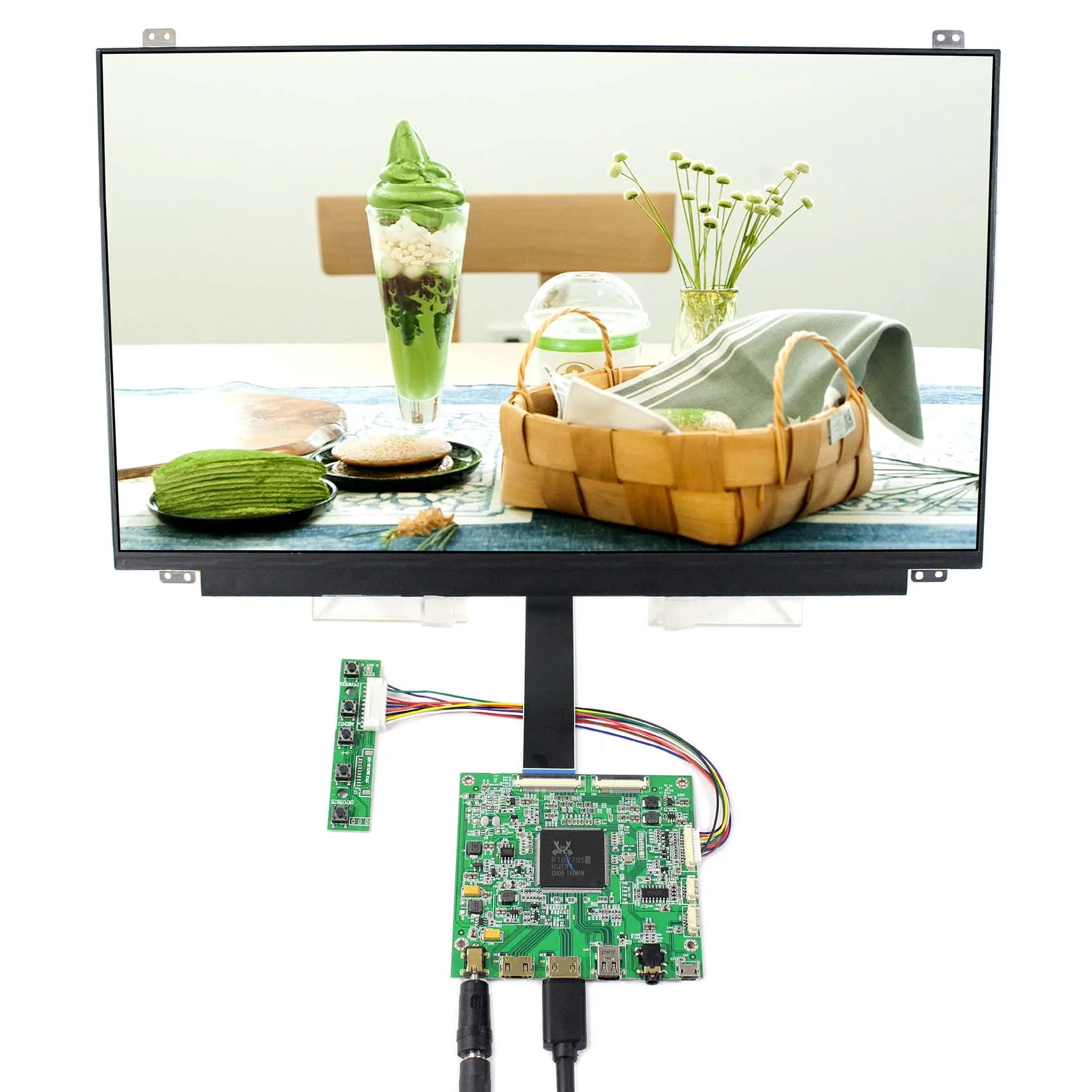 15,6 дюймовый ЖК-экран 3840X2160 разрешение 40pin eDP разъем VS-RT2795T4K-V1 HDMI DP ЖК-плата контроллера 4K ЖК-экран