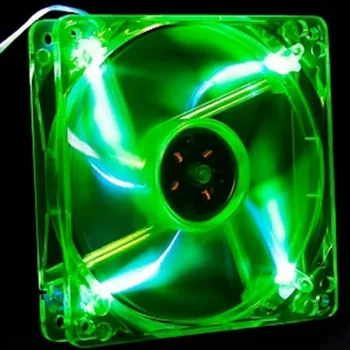 

NEW Quad 4-LED Light Neon Clear 120mm PC Computer Case Cooling Fan Mod Useful 17Otc24