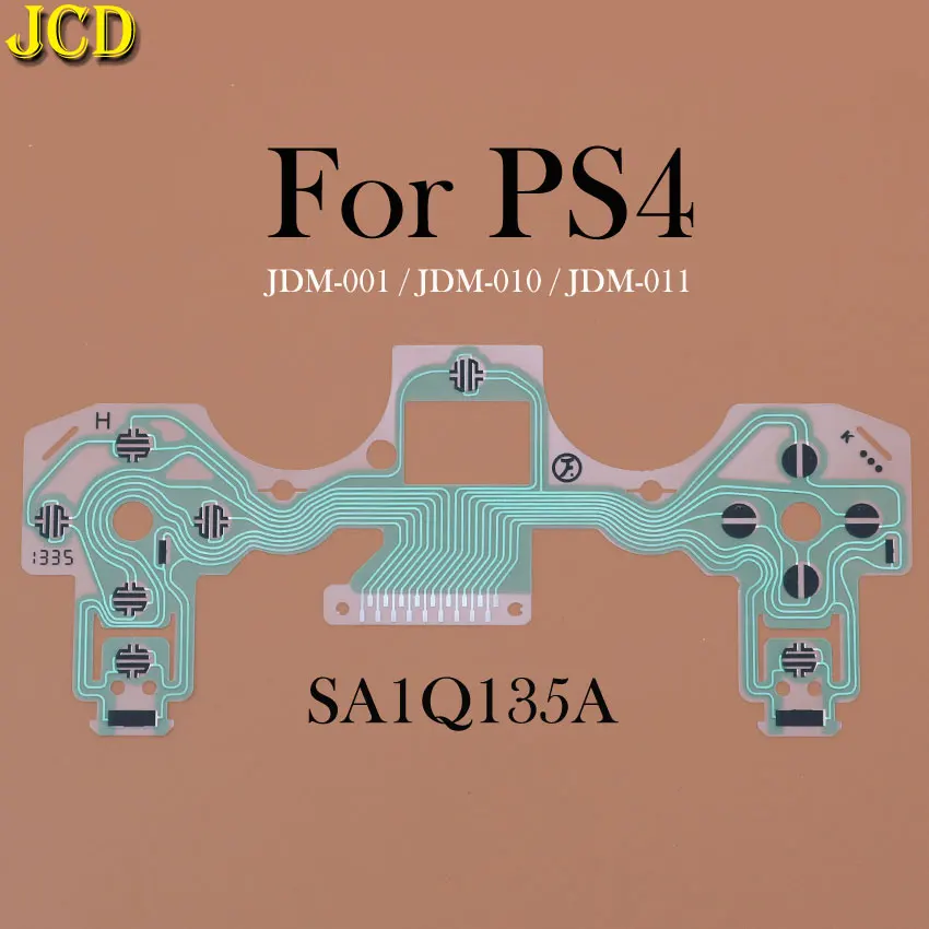 JCD для Dualshock PS4 Pro Slim JDM 030 040 проводящая пленка для контроллера пленка клавиатура гибкий кабель для PS2 PS3 кнопки ленточная печатная плата