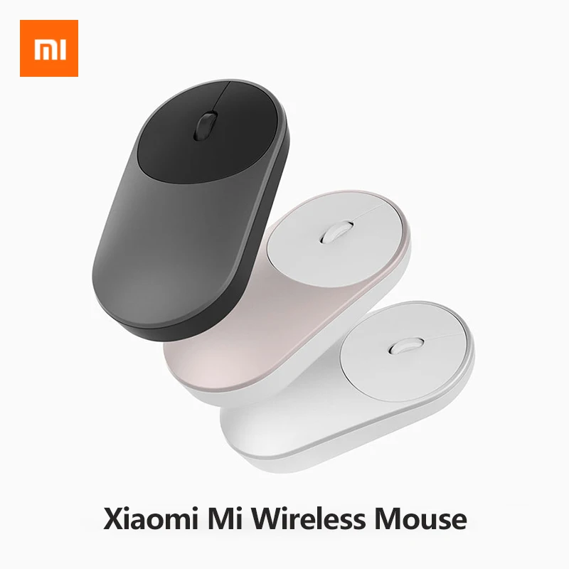 

Original Xiaomi Mouse Portable Wireless Mi Mouse Optical Bluetooth 4.0 RF 2.4GHz Dual Mode Connect For Macbook Notebook Laptop