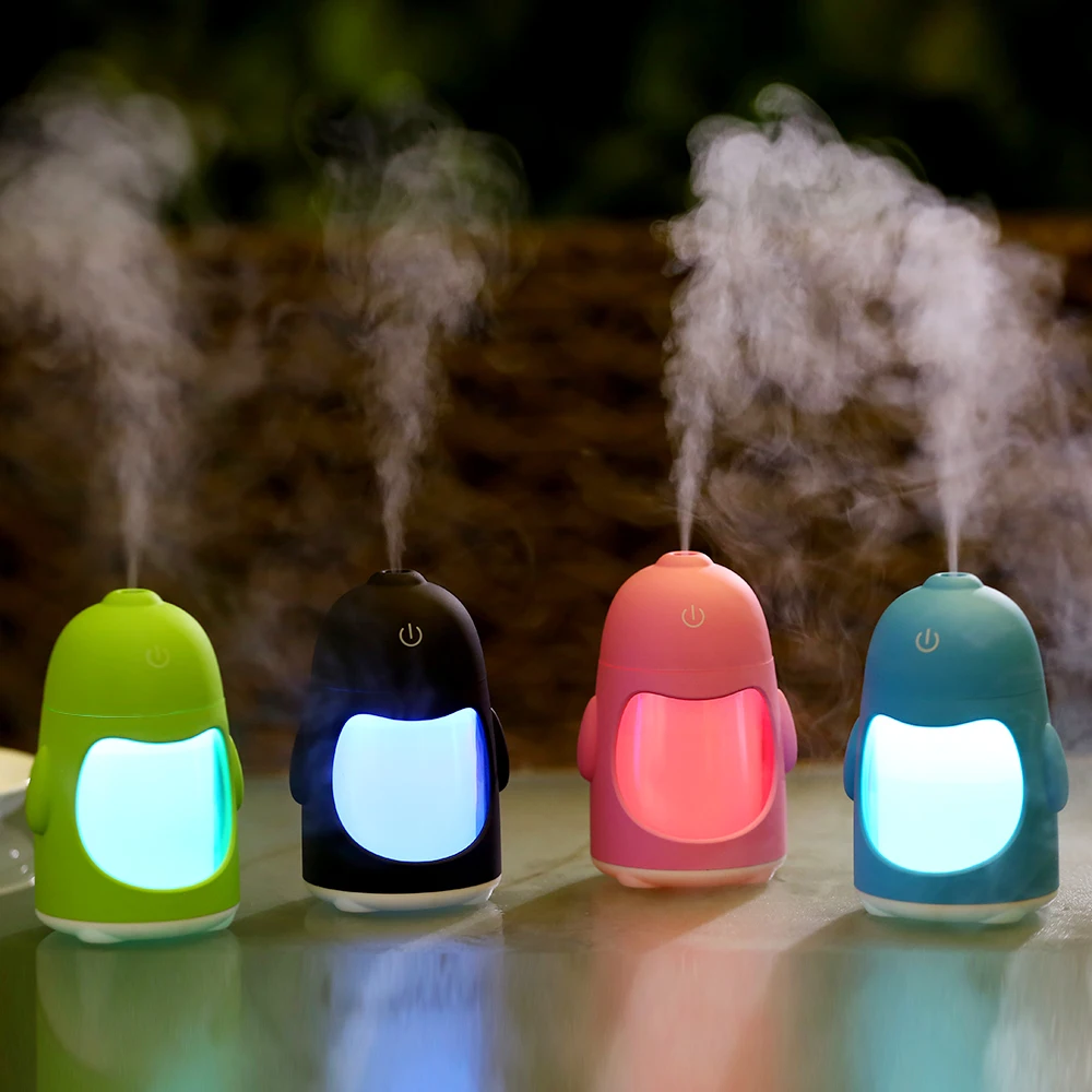 

Creative Cute Penguin Humidifier USB 5V Air Humidifier For Home Car Office Mini Desktop Mute Diffuser Mist Maker Fogger
