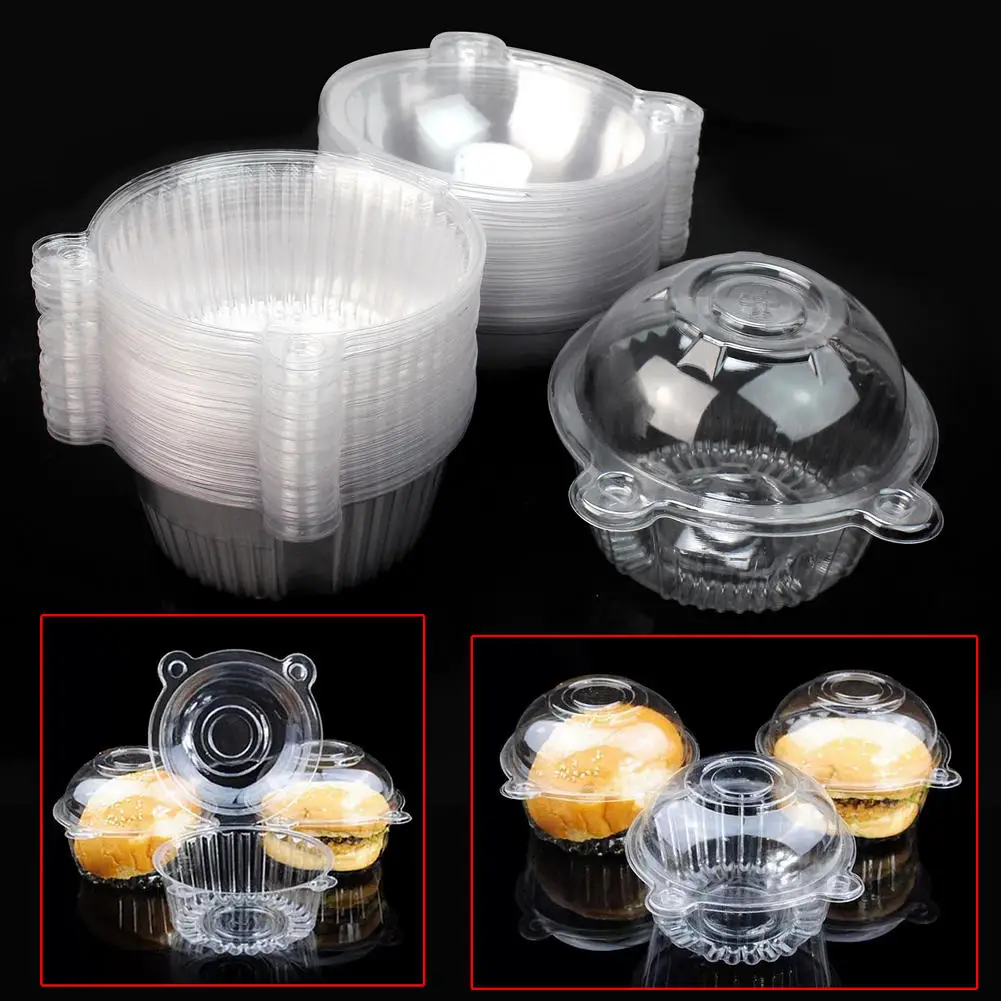 Buy 50pcs/Set Disposable Transparent Food Grade