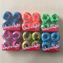 PRO quality 4pcs Set 101A Skateboard Wheels Chocolate Wheels for Shape Skate Orange PU font b