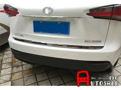 

Shiny Stainless Rear Tailgate Door Trunk Lid Cover TRIM For LEXUS NX200T NX300H 2015