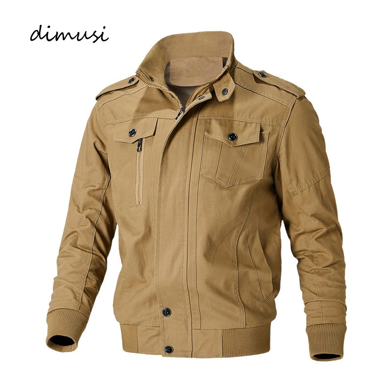 

DIMUSI Mens Bomber Jackets Casual Men Army Military Windbreaker Coats Mens Cotton Slim Baseball Biker Jackets Clothing 6XL,YA985