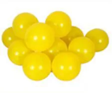Высокое количество 100 шт 10 дюймов 2,2 г латексные шары на день рождения, свадьбу, вечеринку, события, принадлежности красочный латексный воздушный шарик, детская игрушка - Цвет: yellow