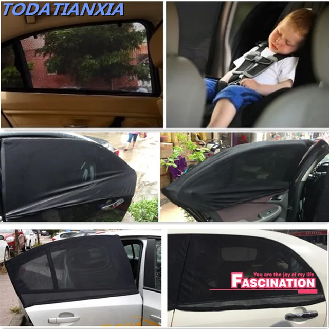 Car Interior Side Window Sunshade Curtain UV Protection With for honda