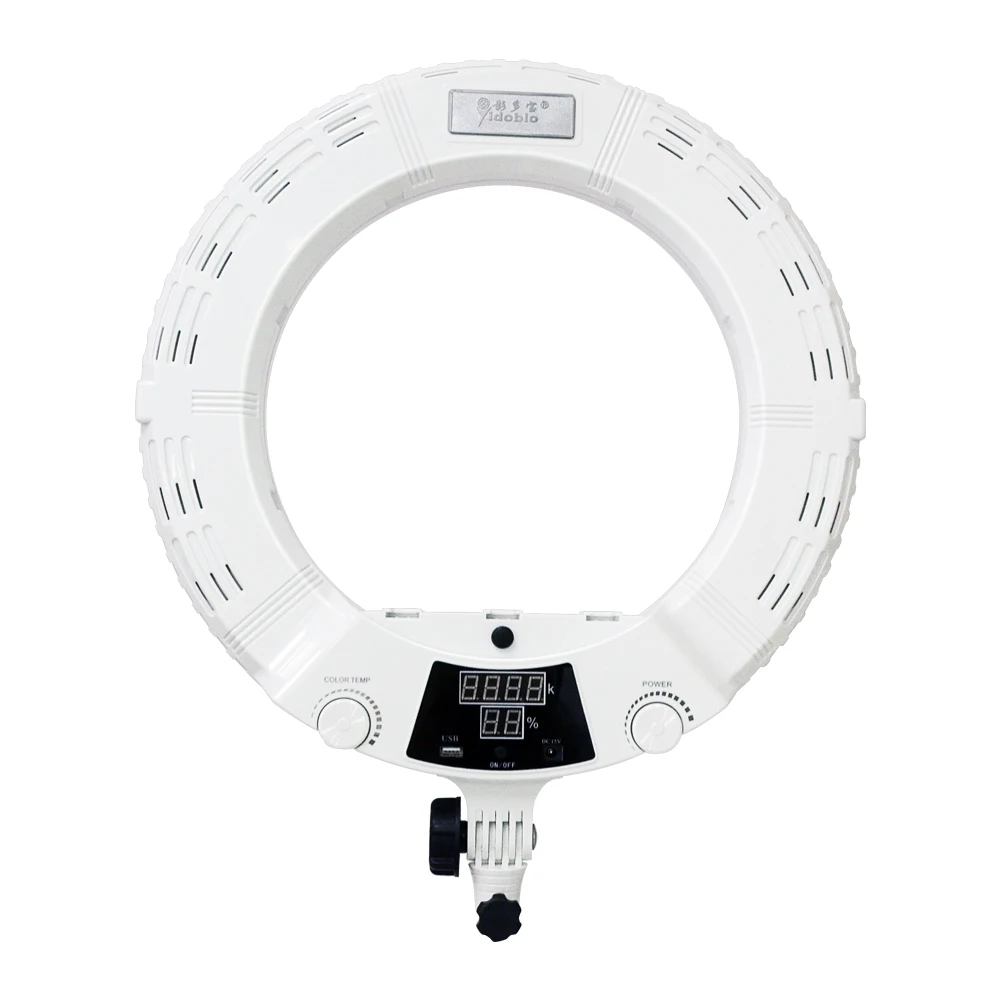 Yidoblo AX-480DII Bluetooth APP Управление кольцо лампы 2800 K-9900 K Камера фото/Studio/телефон 1" 240 шт светодиодный кольцо света светодиодный светильник