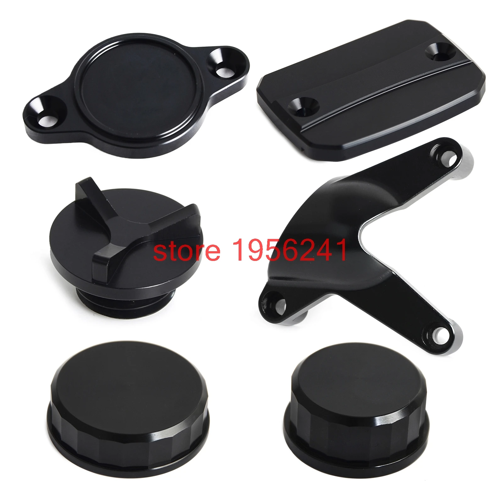 

Front Rear Brake Cover Water Tank Oil Filter Cap Alternator Cap Cover Protection Water Pump Cover For Ducati Monster 821 14-17