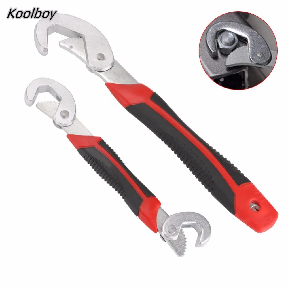 Multi-Function Quick Snap Grip Universal Wrench Adjustable Grip Wrench Set 9-32mm Ratchet Wrench Spanner Hand Tools