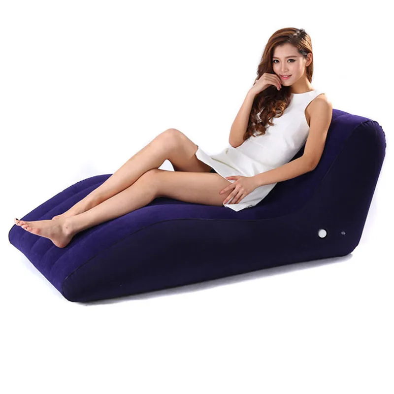 S-Shape Inflatable Sofa Sex Chair Furniture Sex Toys For Couples Adult Games Furniture Cushion Position Love Lounge Chair