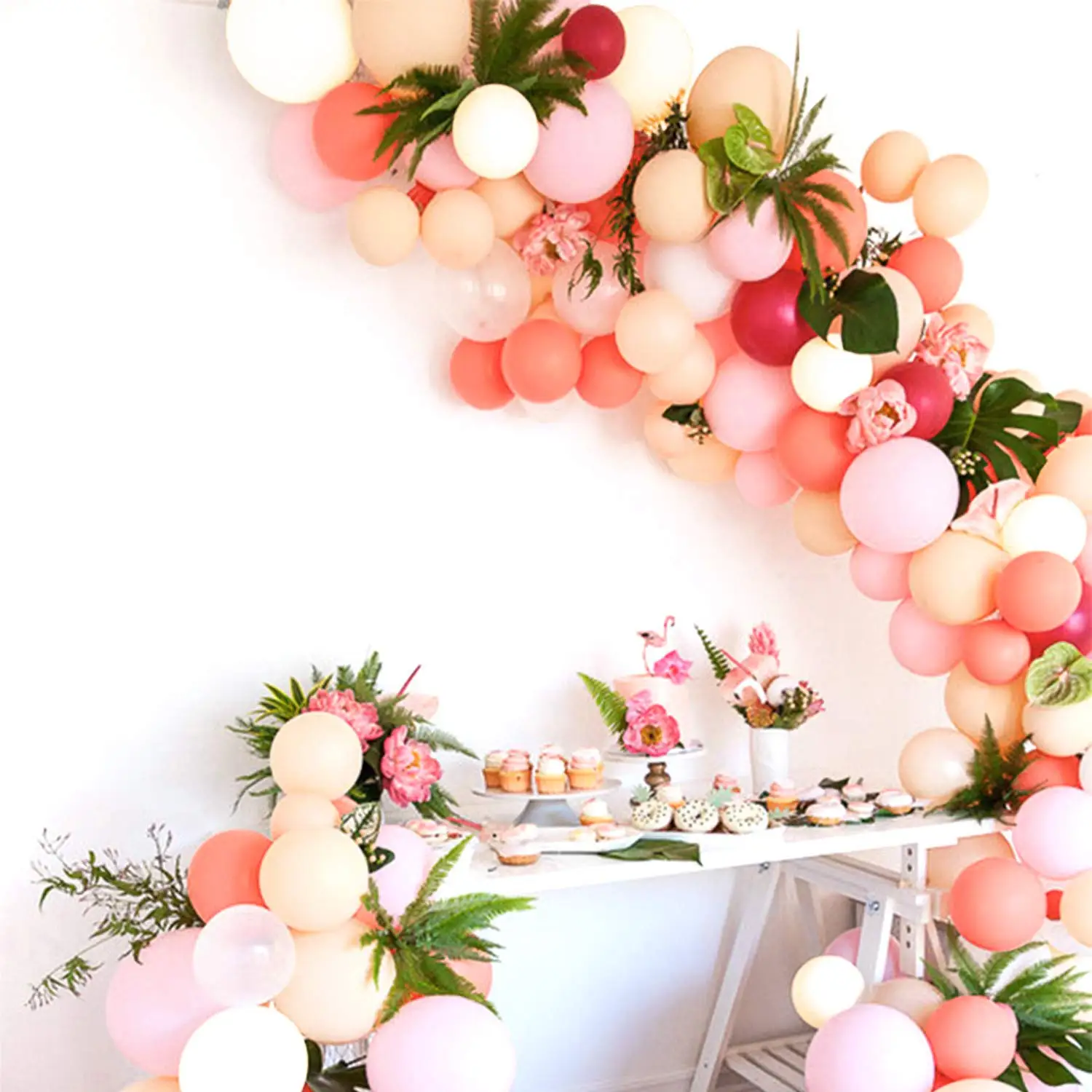 Румяна воздушные шары 100 шт. 10in Румяна розовые шары коралловые шары Детские Розовые пастельные шары Румяна праздничные Свадебные украшения