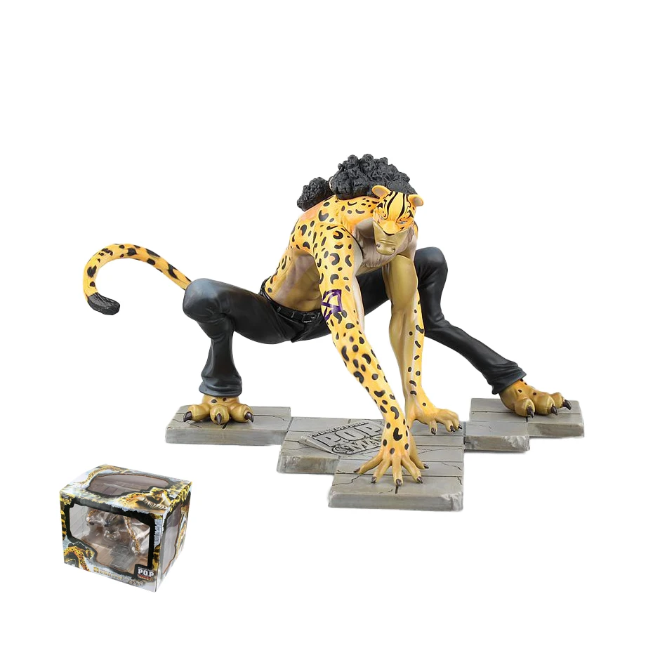 XINDUPLAN One Piece Anime POP CP0 Rob Lucci Leopar Panter Onepiece Yeni Dünya Eylem Rakam Oyuncaklar 15 cm PVC Toplama Modeli 0643