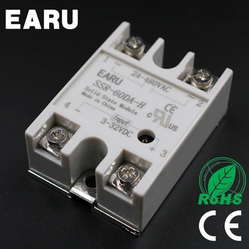 

Solid State Relay SSR-60DA-H 60A SSR 60DA-H 3-32V DC TO 90-480V AC solid state Resistance Regulator