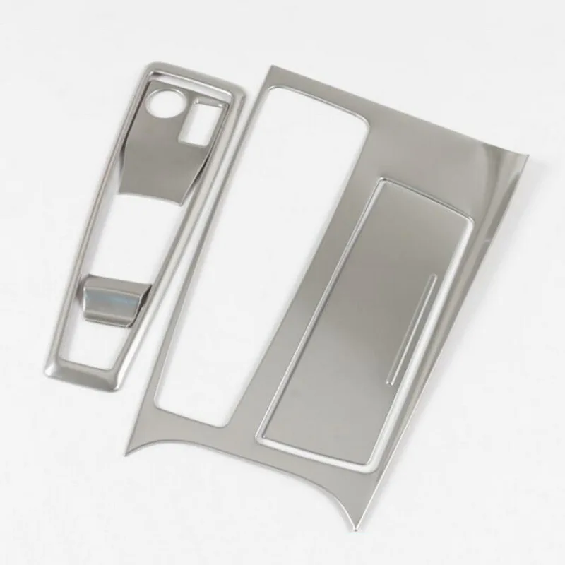 Tonlinker Interior Gear panel Cover Case sticker for Peugeot 508L-19 Car Styling 2/3 PCS Stainless steel Cover sticker