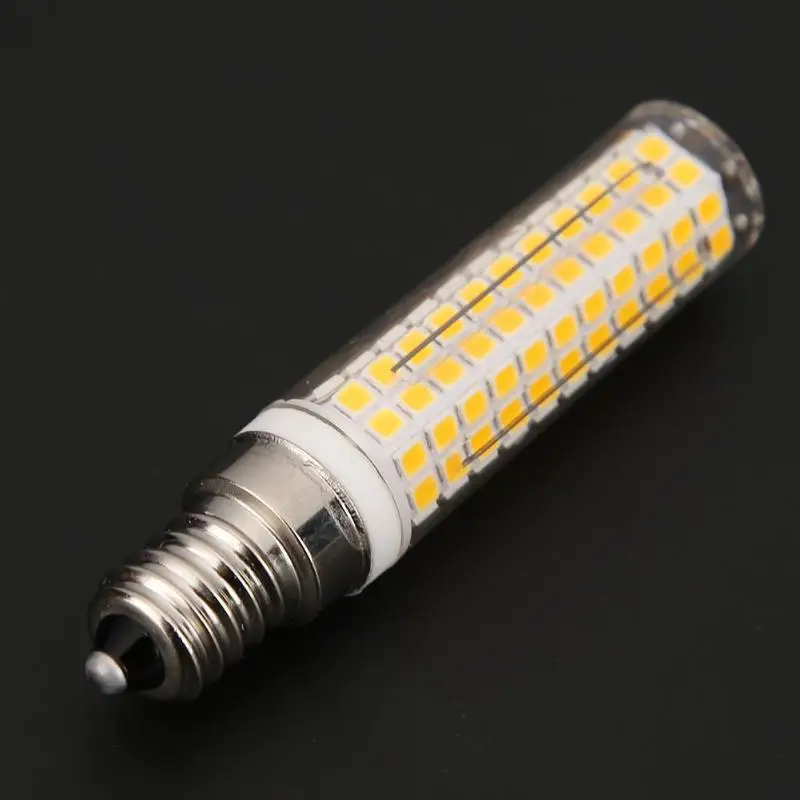 E14 136 SMD 2835 Светодиодный керамическая для зерен лампочки затемнения галогенные заменить лампу AC220-240V