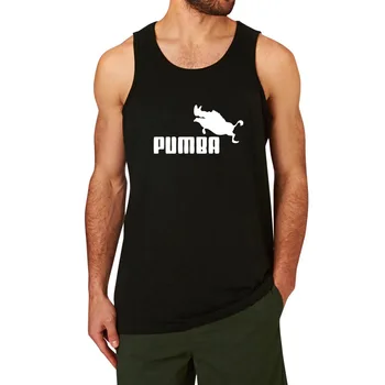 

Mens Pumba Funny Warthog Graphic Fitness Workout Tank Tops men