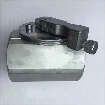 

Kiln Furnace Butterfly Damper Valve Ventilation Valve DN32 DN40 DN50 Female Thread With Dial Air Damper Valve Air Volume Control