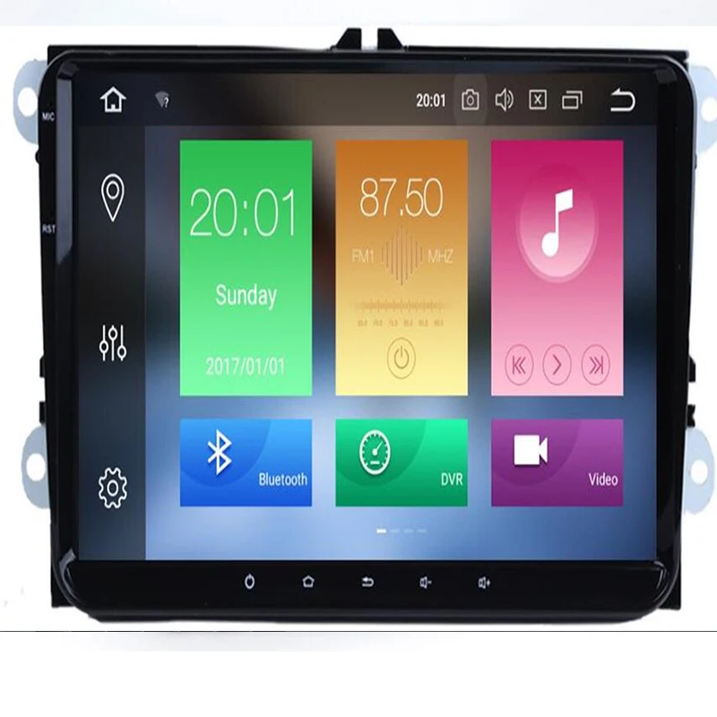Perfect Android 9.0 8 Core PX5 for VW Volkswagen SKODA GOLF 5 Golf 6 POLO PASSAT B5 B6 JETTA TIGUAN Car Multimedia Player DVD Player 2