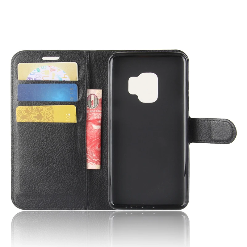 500pcs Litchi Pattern Wallet Leather Cover For Samsung Galaxy M30 M20 A90 A70 A60 A50 A40 A20E A10E A8S A6S Flip Card Slot Case