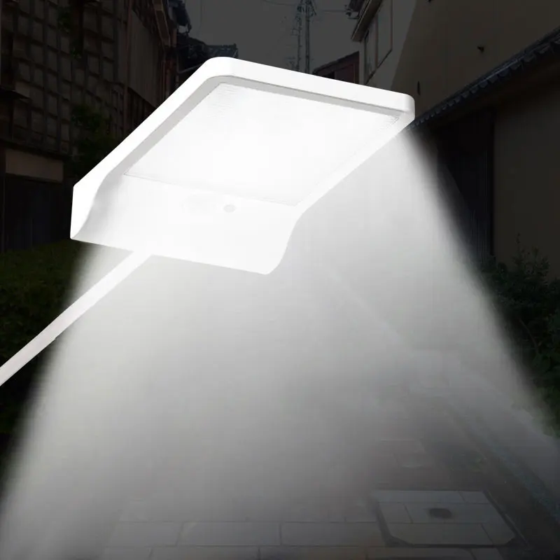 

Newest Solar LED Lights Wall Sconces with Mounting Pole Outdoor Motion Sensor Detector Light for Porch Garage @8
