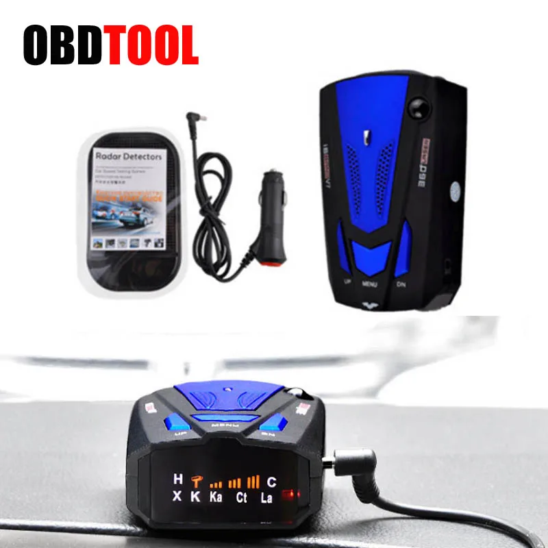 V7 360 Anti Laser Degree Car Radar Detector LED Display ...