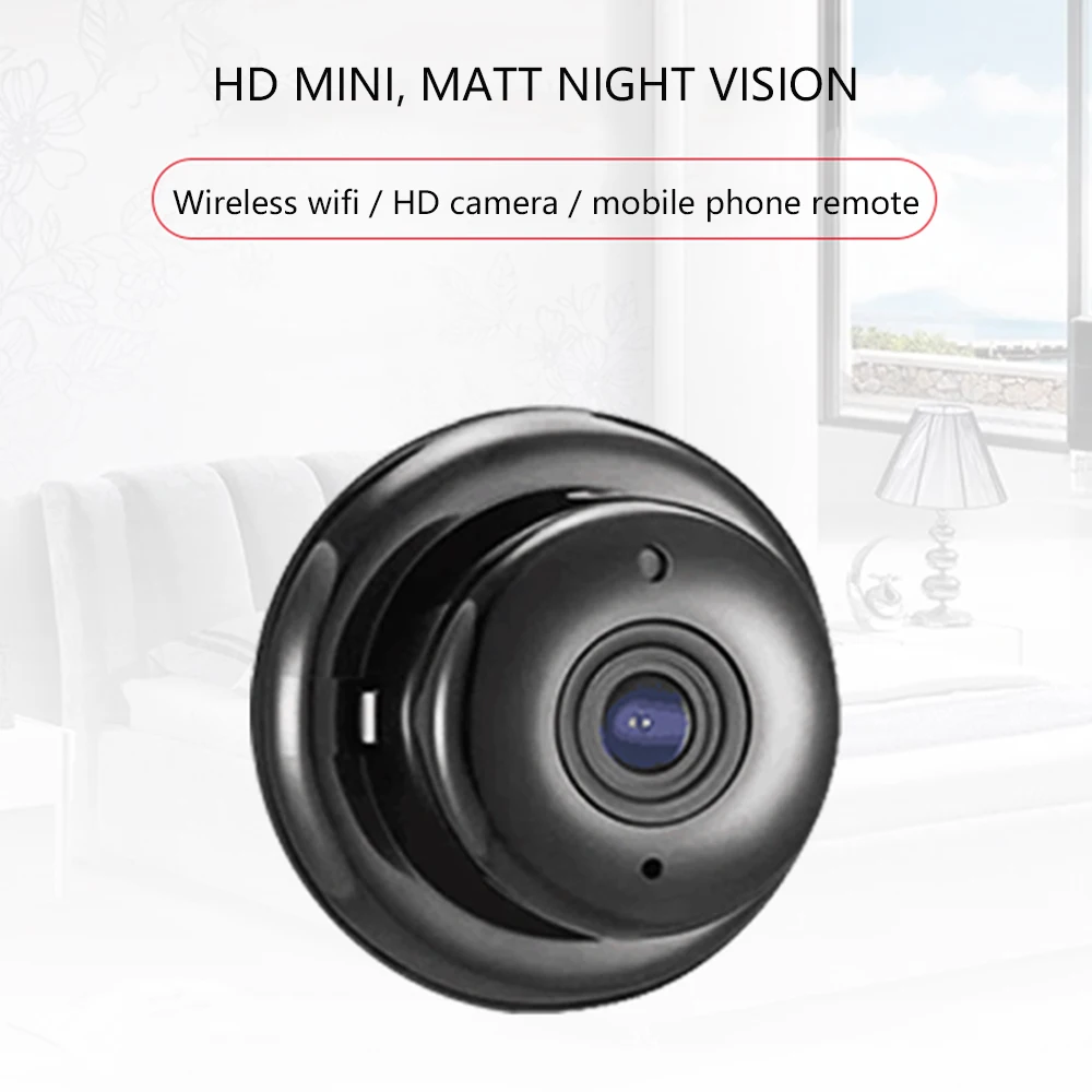 Мини Wifi HD V380 IP камера детский монитор беспроводной CCTV инфракрасного ночного видения обнаружения движения 2-Way аудио трекер движения