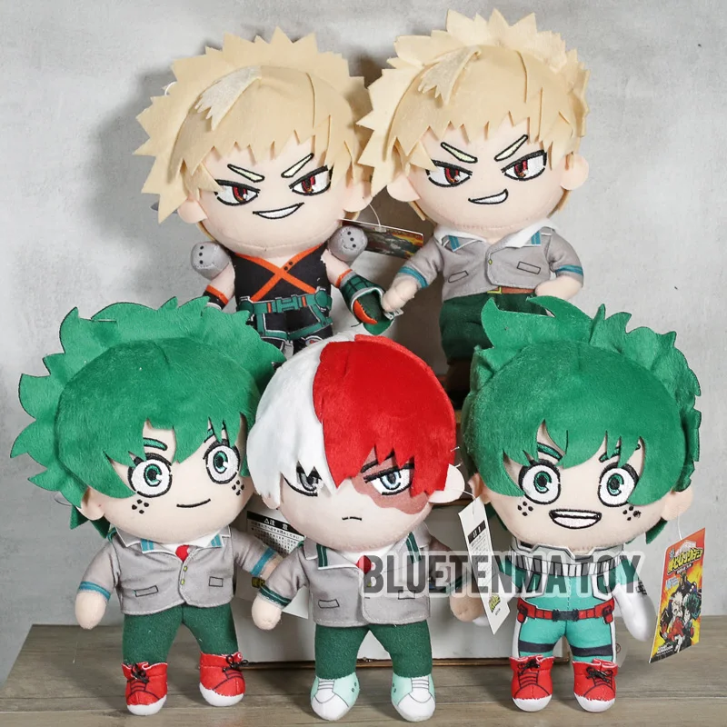 

Anime My Hero Academia Izuku Midoriya / Bakugou Katsuki / Todoroki Plush Toy Doll Gift 7inch 19cm