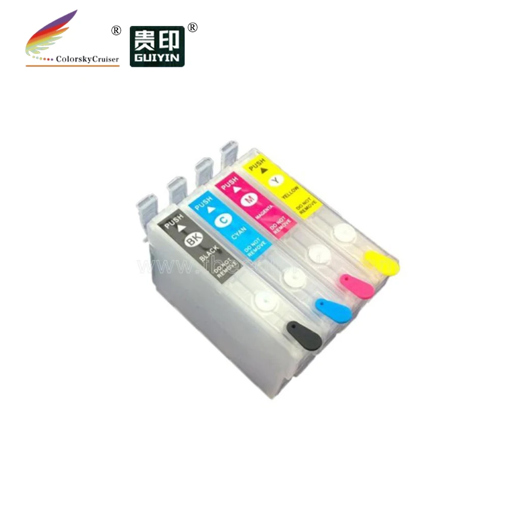 

(RCE1351) refillable ink inkjet cartridge for Epson T1351 T135 T133 Stylus T25 TX123 TX125 TX135 TX133 bk/c/m/y (with ARC)