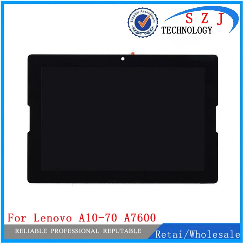 Дешево Новый 10,1 дюймовый для lenovo A7600 A7600 F A7600 H ЖК дисплей + дигитайзер сенсорный экран стеклянная панель сборка Замена + рамка