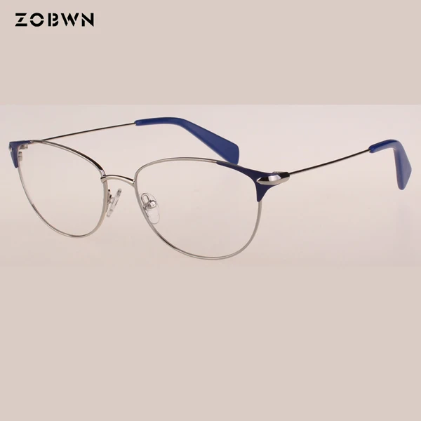 Ретро очки высокого качества, черные, кошачий глаз, фиолетовые очки для женщин, gafas oculos de grau feminino, женские винтажные очки - Цвет оправы: 1686 C11