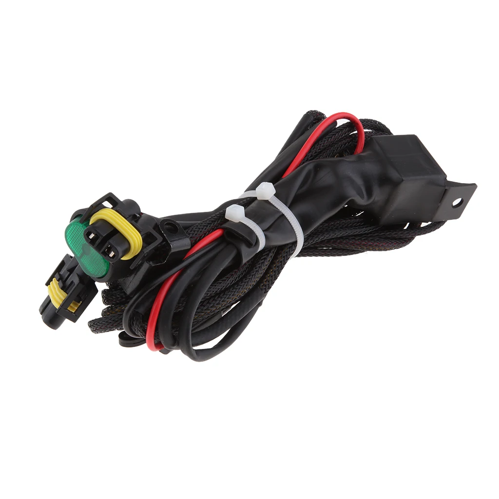 Motorcycle Front Driving Aux Light Fog Lamp Switch Cable Wire For BWN