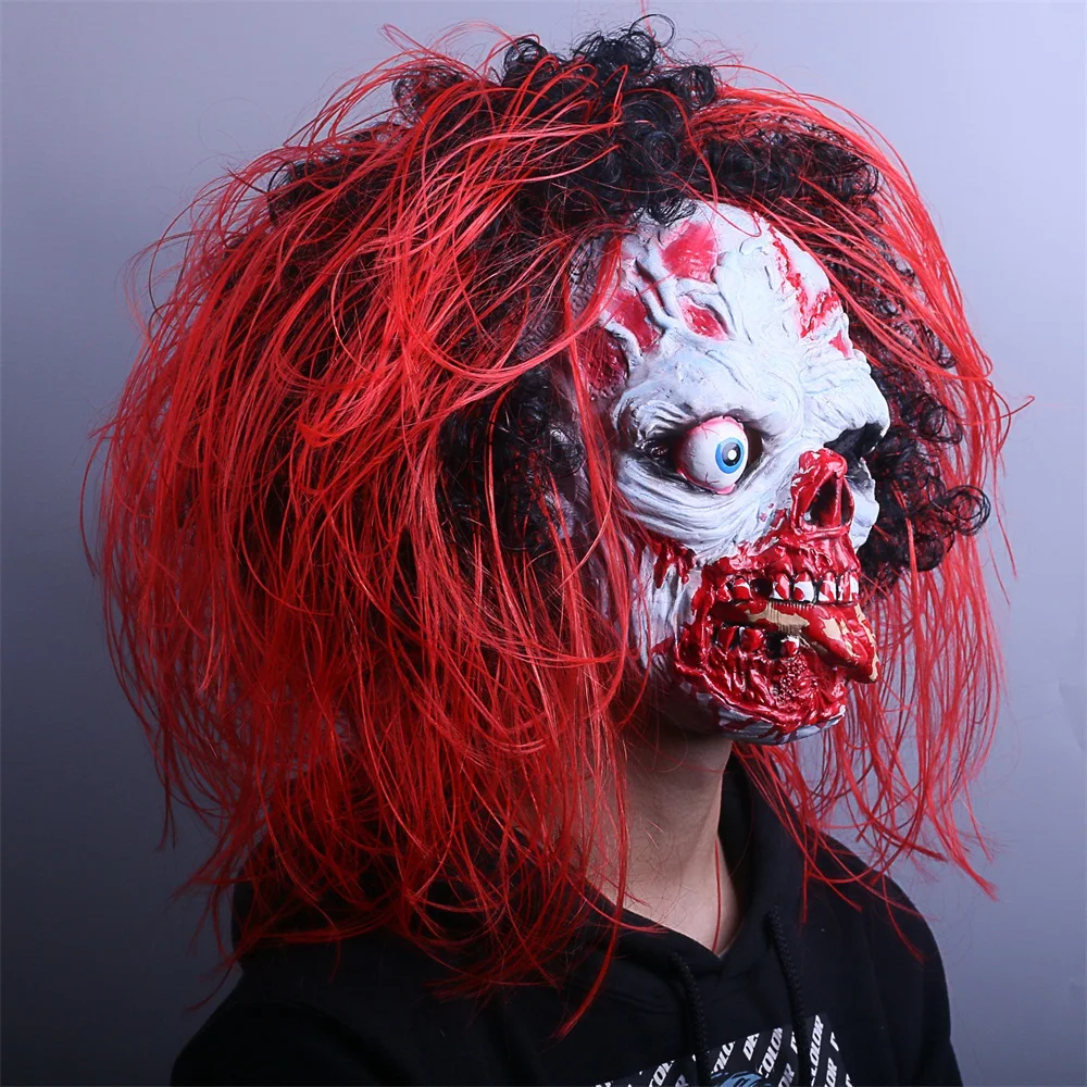 Scary Bloody Zombie Mask Skull Mask Masquerade Masks Halloween Accessory Props (7)