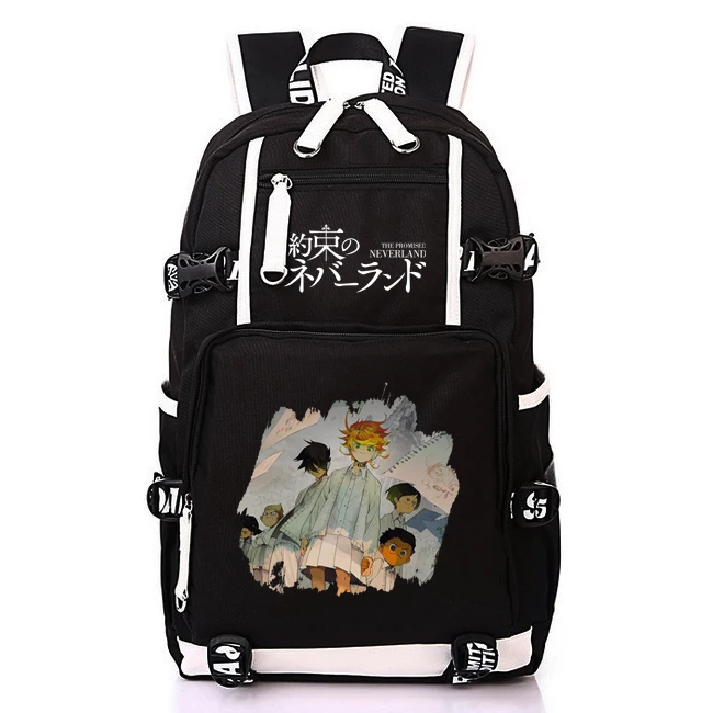 Аниме The Promised Neverland Yakusoku no Norman Emma Ray рюкзак для косплея на плечах Студенческая