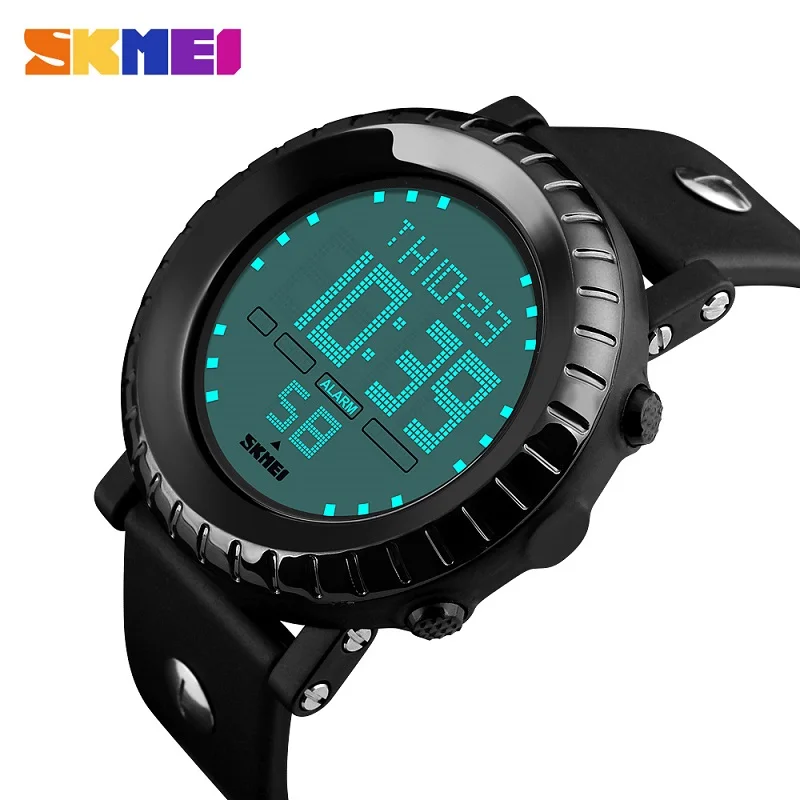 

Hot Sell 50M Waterproof Mens Sports Watches Relogio Masculino Men Silicone Sport Watch Reloj S Shockproof Electronic Wristwatch