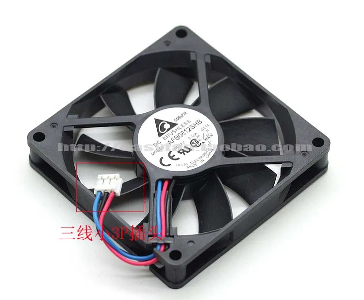 Вентилятор охлаждения сервера Delta Electronics AFB0812SHB SE14 12 В постоянного тока 0 40 А 80x80x15