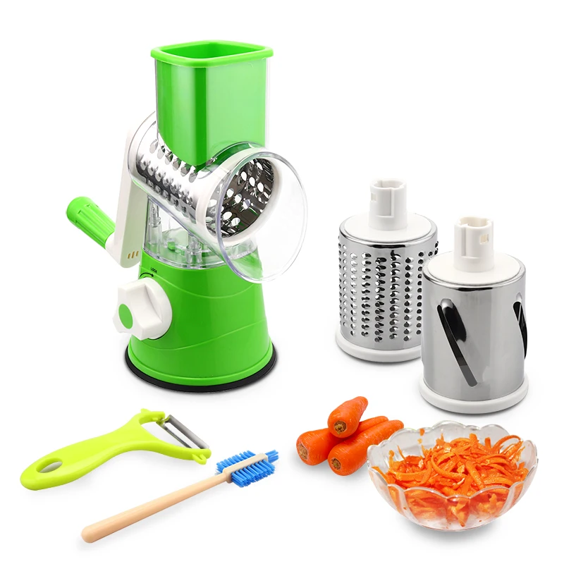 Manual Vegetable Cutter Slicer Multifunctional Rotary Cheese Grater