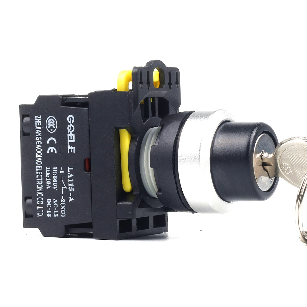 5 Pcs Push Button Switch Selector Switch Key Operated 2 Position Latching Or Momentary Ip65 La115 11y Ip65 400w Switch Springswitch Selector Aliexpress